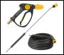 V-TUF 240v Heavy Industrial Stainless Mobile Cold Pressure Washer 120 BAR @ 11L/Min - Code RAPIDSSC240V