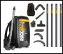 V-TUF RUCKVAC 240v Industrial Backpack Vacuum Cleaner + 5M HIGH LEVEL INTERNAL CLEANING KIT - Code RUCKVAC-240-KIT2