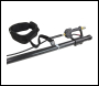 V-TUF GCX42CF teleLANCE CARBON FIBRE TELESCOPIC LANCE 2.5 UP TO 12.8 METRES - 300mm ROOF CLEANER, BELT & GUTTER CLEANING ATTACHMENT - CODE T2.GCX42CF-KIT1