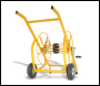 V-TUF MANUAL WIND - HOSE REEL TROLLEY for 100m 3/4 Hose - Code V3.34100