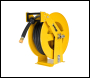 V-TUF 20M Retractable tufREEL - Powder Coated Steel + 20M WASHFLEX BLACK 3/8 2W HOSE MSQ KIT & 2m PATCH HOSE - CODE V5.2201-KIT2K