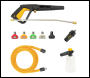 V-TUF V5 240v X2 Tough DIY Electric High Power Pressure Jet Washer 2400psi, 165Bar, 7.2L/min - Master PRO Patio & Car Cleaner with 25M Washflex Pro Water Supply Hose - Code V5240X2-KIT5