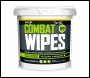 V-TUF COMBAT WIPES 500 BUCKET ANTI-VIRAL ANTI-BACTERIAL - OUTER OF 150No. - Code VTABW-500CWX150