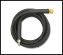 V-TUF 10m 2 WIRE, 3/8 inch  400BAR 155°C  V-TUF BLACK V-TUF with DURAKLIX HEAVY DUTY MSQ COUPLINGS - Code VTK23810UVYK-HD