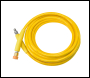 V-TUF 10m 2 WIRE, TOUGH COVER 3/8 inch  400BAR 155°C YELLOW V-TUF with DURAKLIX HEAVY DUTY MSQ COUPLINGS - CODE VTTCY23810UVYY-HD