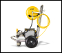 V-TUF 240v Compact, Industrial, Mobile Electric Pressure Washer c/w 20m HOSE REEL - 1450psi, 100Bar, 12L/min - Code VTUF240THR