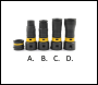 V-TUF 5M HOSE - 32mm Yellow & 4pcs Power Tool Adaptor KIT  (with Air Flow Control) - for MIGHTY, NEW MIDI, NEW MAXi 50, NEW MAXi 80 - VTVS7029 - Code VTVS7029