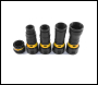 V-TUF 5M HOSE - 32mm Yellow & 4pcs Power Tool Adaptor KIT  (with Air Flow Control) - for MIGHTY, NEW MIDI, NEW MAXi 50, NEW MAXi 80 - VTVS7029 - Code VTVS7029