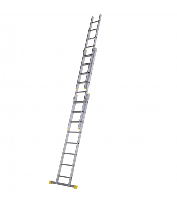 Werner 57712120 Square Rung Extension Ladder 2.45m Triple - Code 57712120