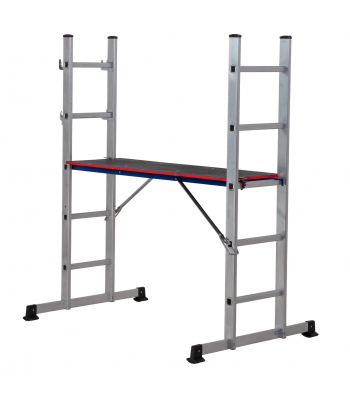 Werner 7101518 Combination Ladder 5 in 1 with Platform - Code 7101518