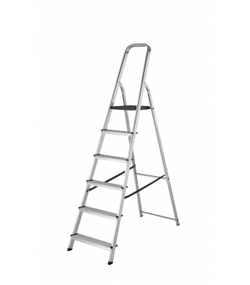 Werner 7400618 Stepladder 6 Tread High Handrail - Code 7400618L