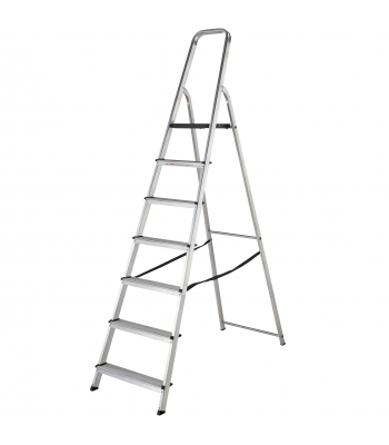 Werner 7400718 Stepladder 7 Tread High Handrail - Code 7400718L