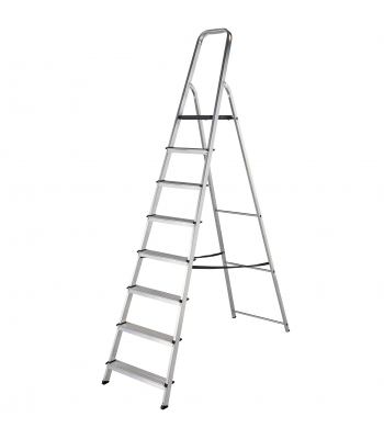 Werner 7400818 Stepladder 8 Tread High Handrail - Code 7400818L