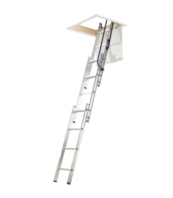 Werner 76013 Loft Ladder 3 Section Easy Stow - Code 76013