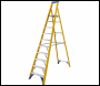 Werner 7171018 Fibreglass Platform Stepladder 10 Tread - Code 7171018