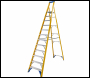 Werner 7171218 Fibreglass Platform Stepladder 12 Tread - Code 7171218