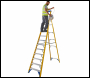 Werner 7171218 Fibreglass Platform Stepladder 12 Tread - Code 7171218