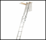 Werner 76002 Loft Ladder 2 Section with Handrail - Code 76002