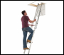 Werner 76002 Loft Ladder 2 Section with Handrail - Code 76002