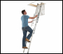 Werner 76003 Loft Ladder 3 Section with Handrail - Code 76003