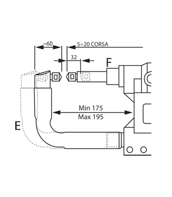 Tecna Ind Sus S/Gun Top Arm C Type (3323)