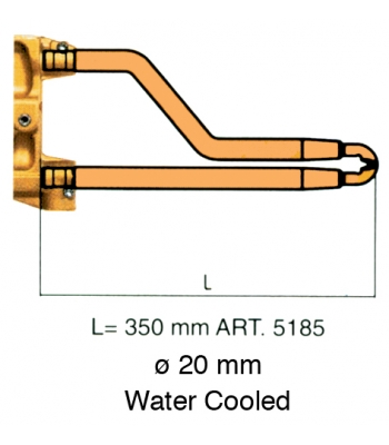 Tecna W/Cooled Arms Cranked L=350MM (20MM)