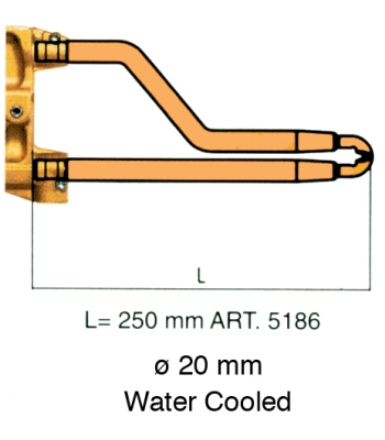 Tecna W/Cooled Arms Cranked L=250MM (20MM)