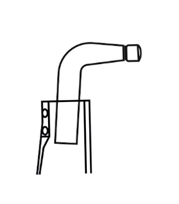Tecna Short Bent Electrode Holder (8686)