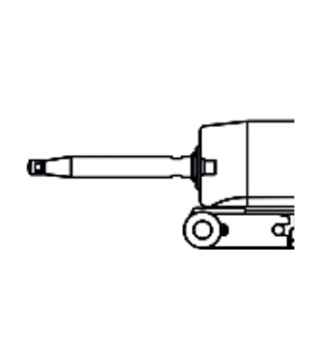 Tecna Long Electrode Holder L=170mm 16mm Caps