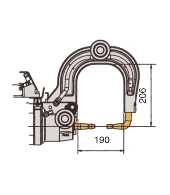 Tecna Air Cooled Short Arm L=87mm