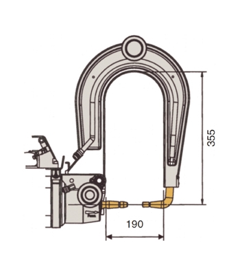 Tecna Air Cooled Medium Arm L=356mm