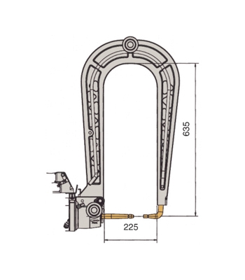 Tecna Air Cooled Long Arm L=637mm