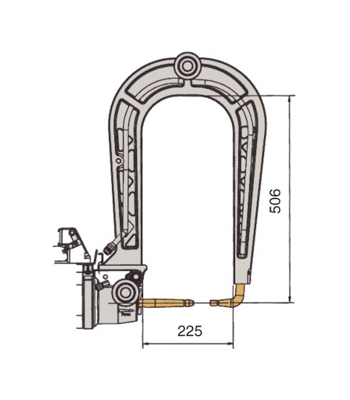 Tecna Air Cooled Medium Long Arm L=450mm