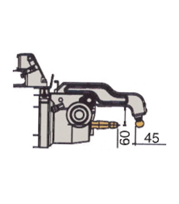 Tecna Bent Short Arm L=40mm