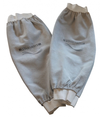 Starparts Chrome Leather Sleeves - 18" (Outside