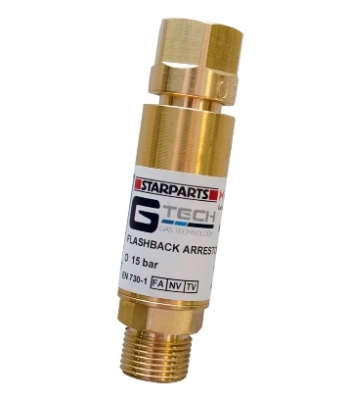 Gtech Flashback Arrestor In-Line Oxygen