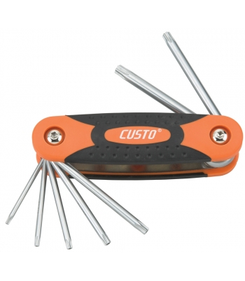 Custor Folding Star Key Wrench Set 7pc