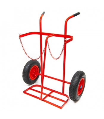 Gtech Twin Oxygen/Acetylene Cylinder Trolley