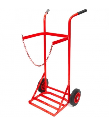 Gtech Single Propane Cylinder Trolley 8 inch  Solid Wheels