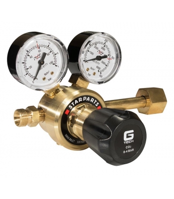 Gtech Single Stage 2 Gauge CO2 Regulator (Side Entry)