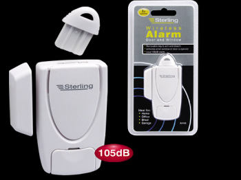 Sterling EA105 Wireless Alarm with Magnetic Door or Window Contact Alarm - Code EA105