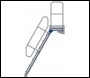 Zarges Z600 Access Steps With Platform, With Railings - 1750mm (h) - 800mm tread - 7 treads - Code: 40159386