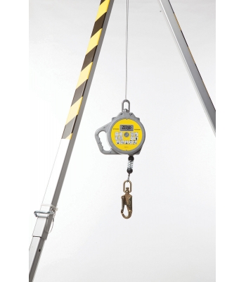 Zero Heavy Duty Retractable Inertia Reel - Galvanised Cable 10m - Code CR-240 10