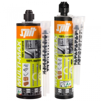 ITW Spit 060040 Multi-Max Methacrylate Resin 280ml + 2 Nozzles Qty 12 - New Code 060237