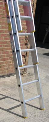 Titan 5.1 Metre Two Section Push-Up Aluminium Extension Ladder
