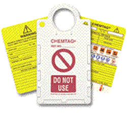 Scafftag Chemtag - For Chemical Hazards (Pack of 10)