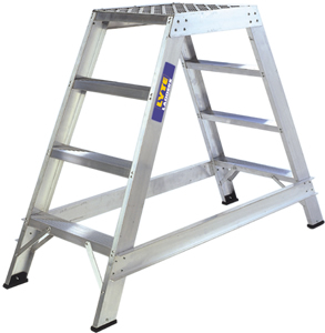 Lyte LD5 Double Sided Fixed Industrial Steps - 5 Rung