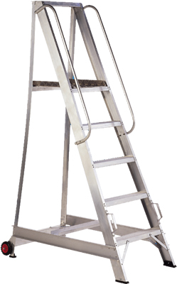 Lyte WS6 Aluminium Warehouse Steps - 6 Rung