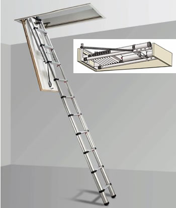 Telesteps Adjustable Loft Ladder 2.52 Metres - 3.00 Metres (Code 60927-101)