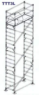 TTT3L Titan Aluminium Three Lift Trade Tower